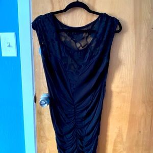 Black fashion dress
